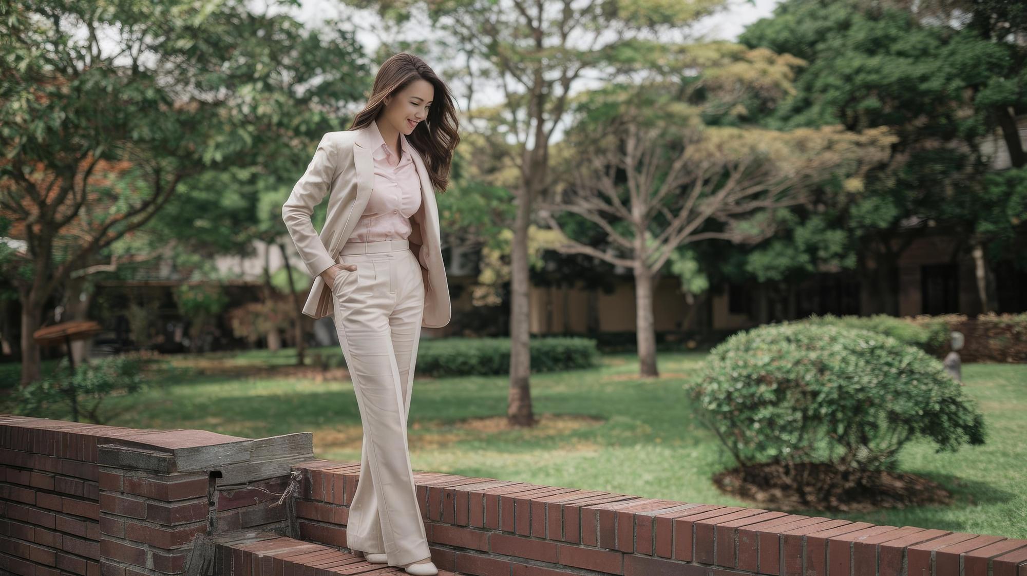 56歲石田百合子的減齡公式：西裝不老氣，關鍵在三個結構選擇